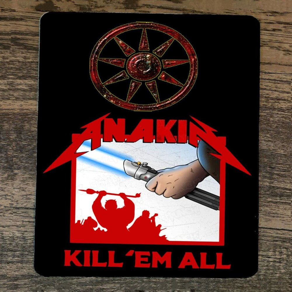 Mouse Pad Anakin Kill em All‎ Star Wars Metallica